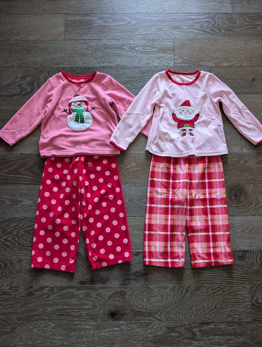 Carter's Holiday Christmas Fleece Pajamas Set of 2 Size 3T